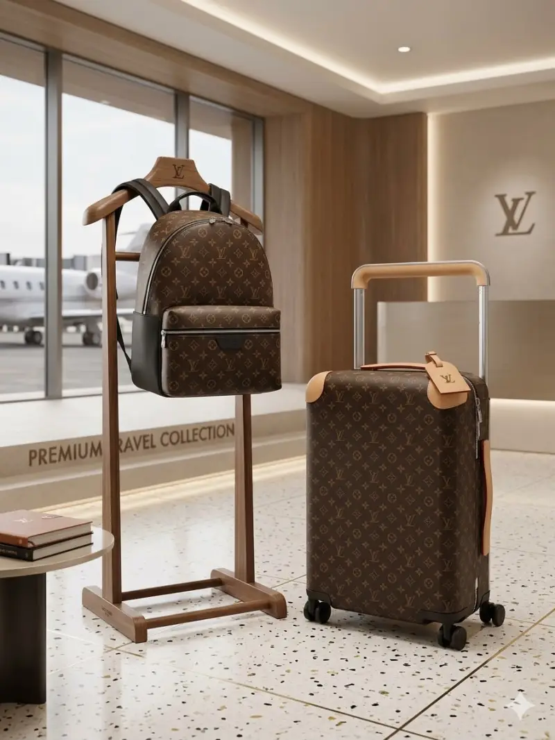 Ensemble Voyage Monogramme Marron