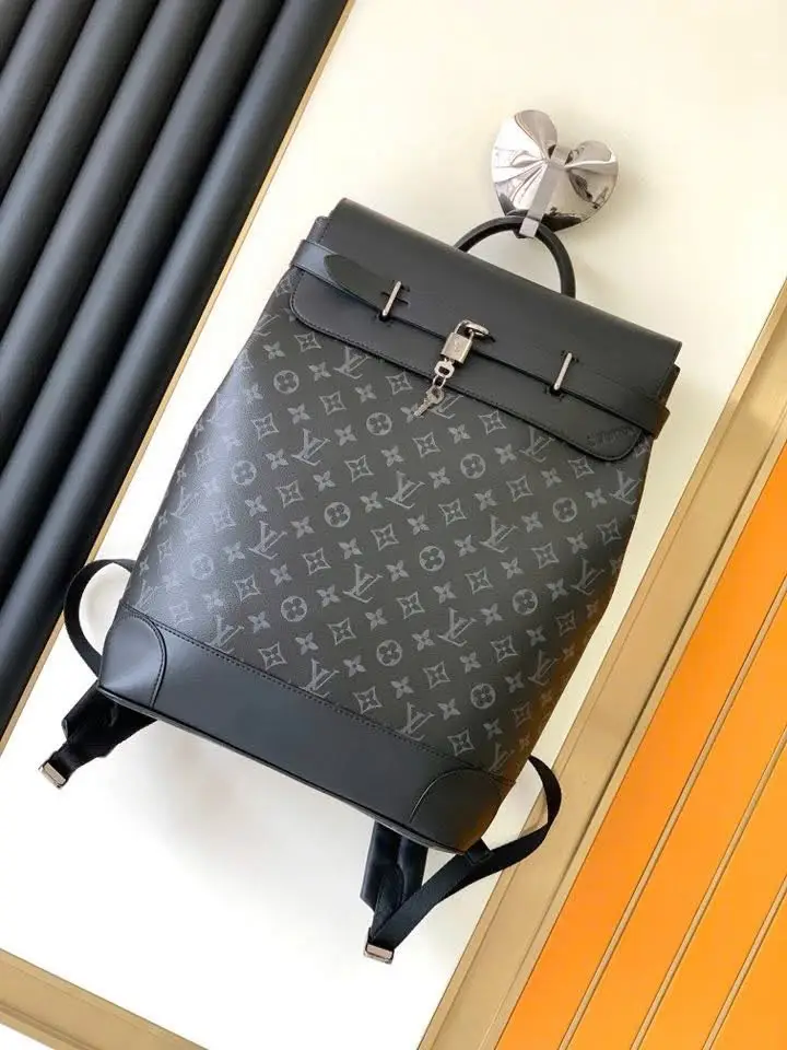 Sac à Dos Monogramme Noir à Rabat – Modèle Premium Structuré