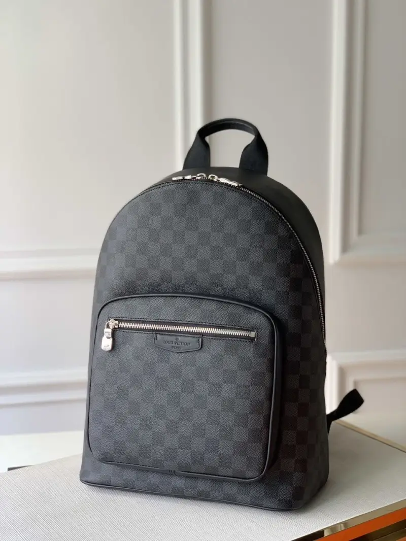 Sac à Dos Damier Graphite Executive – Design Sobre Premium