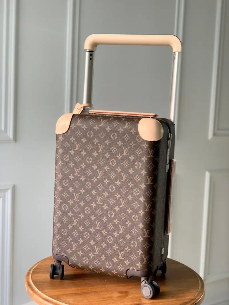 Valise Cabine Monogram Marron – Élégance Voyage Premium