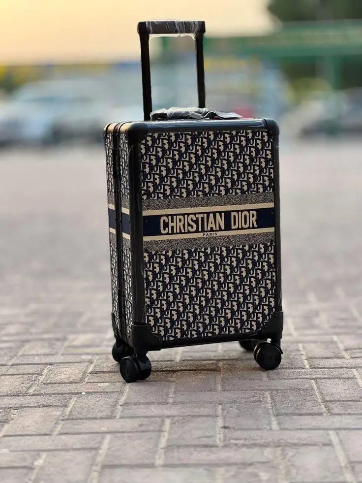 Valise Rigide Motif Oblique – Style Voyage Luxe
