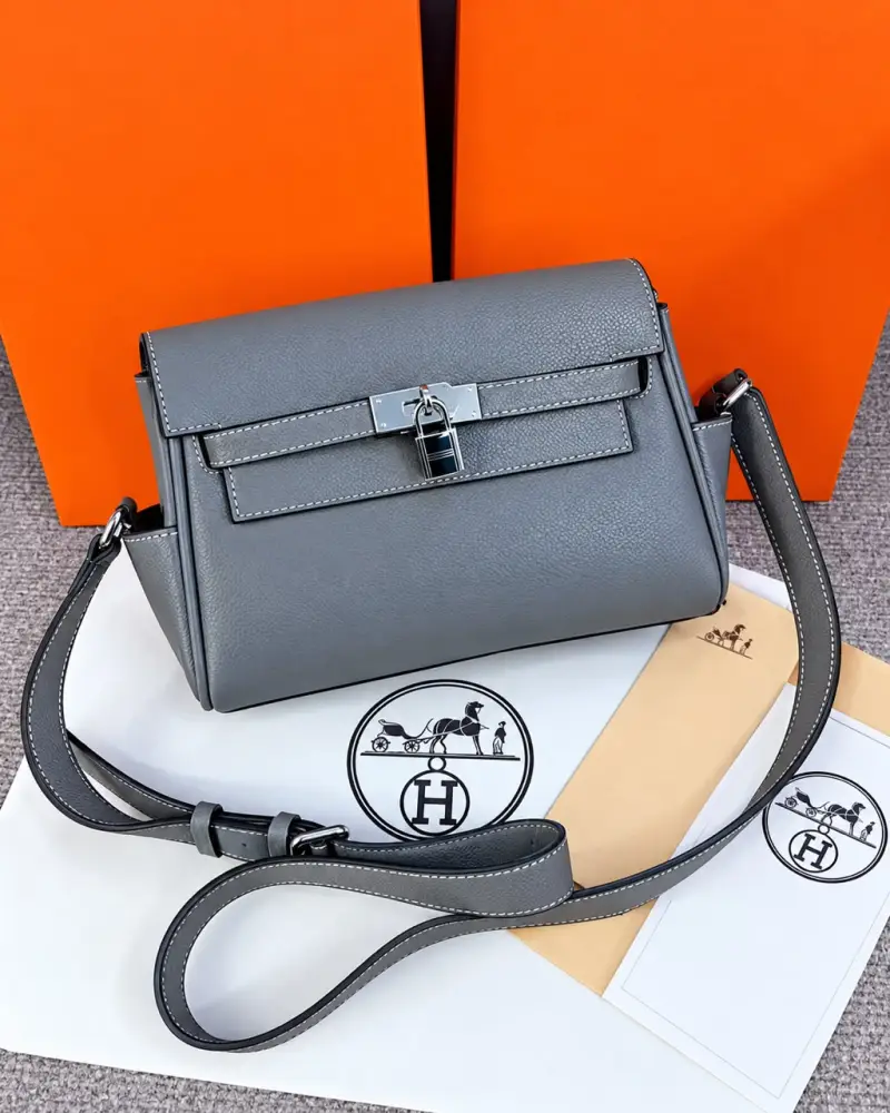 Sac bandoulière Élégance Gris